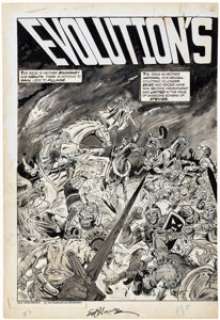 Ed Hannigan and Jim Mooney Planet of the Apes #5 Double Splash Pages 4-5 Original Art (Marvel, 1975). (Total: 2 Original Art) | Heritage