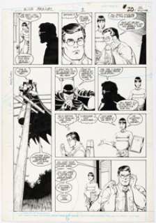 Arthur Adams and Dick Giordano Action Comics Annual #1 Story Page 16 Original Art (DC, 1987). | Heritage