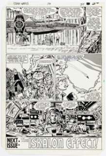Ron Frenz and Tom Palmer Star Wars #73 Story Page 22 Original Art (Marvel, 1983). | Heritage
