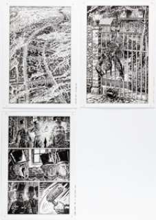 Raulo Caceres Captain Swing and the Electrical Pirates of Cindery Island #1 Story Pages 1-5 Original Art (Avatar Press, 2010). (Total: 5 Original Art)