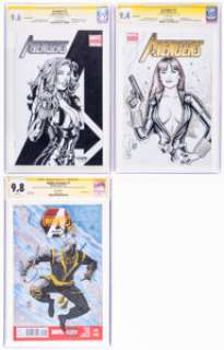Khoi Pham, Jose Varese, and others Avengers CGC-Certified Sketch Covers - Signature Series Original Art Group of 3 (Marvel, 2010-13). (Total: 3 Original Art)
