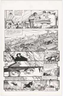 Michael Kaluta The Shadow Movie Adaptation #2 Story Page 1 Original Art (Dark Horse, 1994). | Heritage
