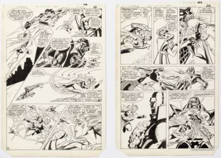 Carmine Infantino and Bob Oksner Supergirl #17 Story Pages 16 and 21 Original Art (DC, 1984). (Total: 2 Original Art) | Heritage