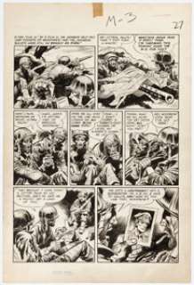 Jack Davis Frontline Combat #7 Story Page 3 Original Art (EC, 1952). | Heritage