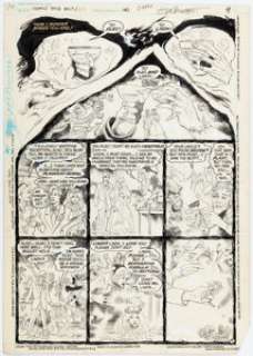 Stephen Bissette and John Totleben The Saga of the Swamp Thing #22 Story Page 7 Original Art (DC, 1984). | Heritage