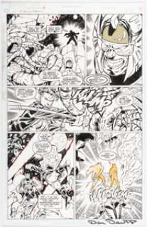 Josh Hood, Eric Battle, and Dan Davis Superboy and the Ravers #2 Story Page 7 Original Art (DC, 1998).