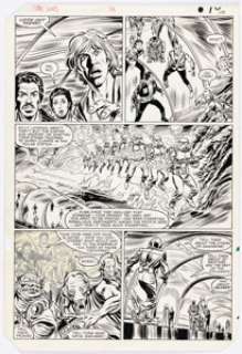 Ron Frenz and Tom Palmer Star Wars #74 Story Page 8 Original Art (Marvel, 1983). | Heritage