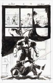 Garry Brown Iron Patriot #4 Story Page 18 Original Art (Marvel, 2014).