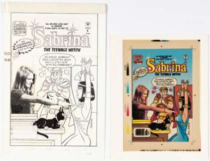 Dan DeCarlo Sabrina the Teenage Witch #3 Cover and Complete Issue Original Art Group of 24 (Archie, 1997). (Total: 24 Original Art)