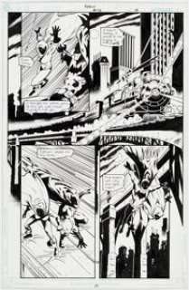 Manuel Garcia and Andrew Pepoy Robin #92 Story Page 18 Original Art (DC, 2001).