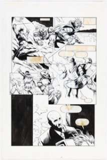 Louis Small Jr., Kathyn Bolinger, and Randy Elliott Ninjak #6 Story Page 13 Original Art (Valiant, 1994).