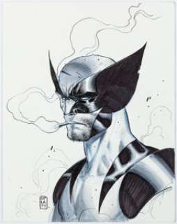 Stephen Platt - Wolverine Illustration Original Art (undated). | Heritage