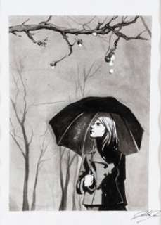 Joëlle Jones 12 Reasons Why I Love Her Chapter 4 Story Page 4 Painting Original Art (Oni Press, 2006).