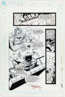 Todd McFarlane Spider-Man #9 Story Page 8 Original Art (Marvel, 1991). | Heritage