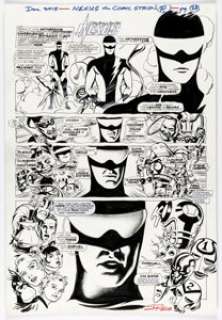 Steve Rude Nexus: the Newspaper Strips TPB #1 "The Coming of Gourmando" Story Page 28 Original Art (Kickstarter/Steve Rude Productions, 2020). | Heritage