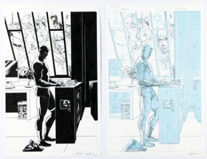 Paolo and Joe Rivera Daredevil #10 Splash Page 9 Original Art Group of 2 (Marvel, 2012). (Total: 2 Original Art) | Heritage