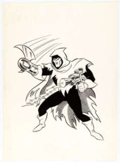 Carmine Infantino and Mike DeCarlo Batman: Mask of The Phantasm "Phantasm" Toy Packaging Illustration Original Art (DC/Kenner, 1993). | Heritage