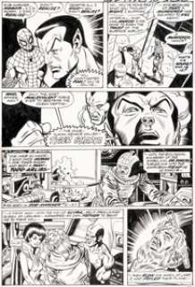 Gil Kane and Wayne Howard Marvel Team-Up #14 Spider-Man and Sub-Mariner Story Page 11 Original Art (Marvel, 1973). | Heritage