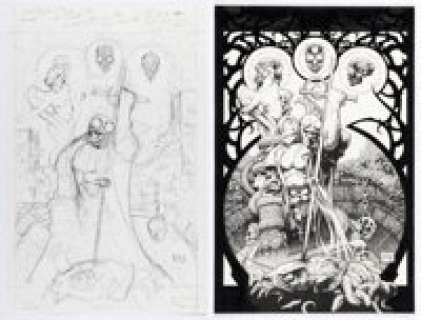 Andy Brase - Hellboy Specialty Illustration and Preliminary Original Art (2006). (Total: 2 Original Art) | Heritage