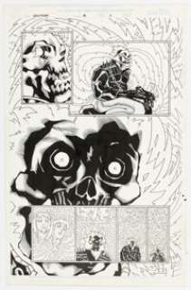Pop Mhan and Jason Martin Ghost Rider #86 Story Page 2 Original Art (Marvel, 1997).