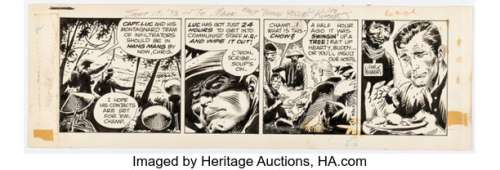 Joe Kubert Tales of the Green Beret Daily Comic Strip Original Art dated 5-6-66 (Chicago Tribune, 1966). | Heritage