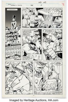 Jeff Purves and Marie Severin The Incredible Hulk #358 Story Page 3 Original Art (Marvel, 1989).