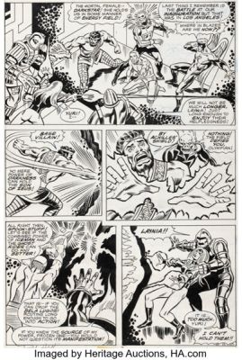 Bob Hall and Frank Giacoia The Champions #10 Story Page 2 Original Art (Marvel, 1977). | Heritage