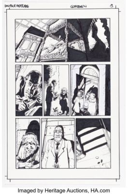 Richard Corben Hellboy: Double Feature of Evil #nn Story Page 24 Original Art (Dark Horse, 2010). | Heritage