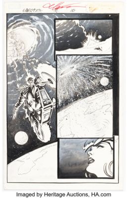 Javier Saltares and Mark Texeira Ghost Rider #4 Story Page 10 Original Art (Marvel, 2006). | Heritage