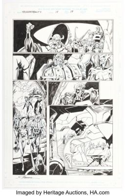 Mark Bagley and Scott Hanna Thunderbolts #14 Story Page 19 Original Art (Marvel, 1998). | Heritage