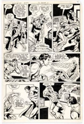 Irv Novick and Frank McLaughlin DC Comics Presents #48 Superman and Aquaman Story Page 5 Original Art (DC, 1982). | Heritage