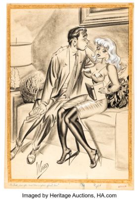 Bill Ward Gee-Whiz May 1960 Single Panel Gag Cartoon Illustration Original Art (Humorama, 1960). | Heritage