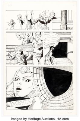 John Bolton Classic X-Men #2 Jean Grey and Storm Story Page 28 Original Art (Marvel, 1986). | Heritage