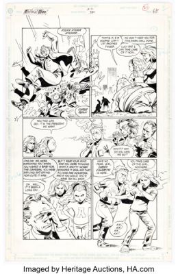 Chas Truog and Mark Farmer Animal Man #31 Story Page 18 Original Art (DC, 1991).