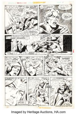 Don Perlin Werewolf by Night #35 Story Page 3 Original Art (Marvel, 1975). | Heritage