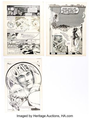 Marshall Rogers and Steve Leialoha Scorpio Rose #1 and #2 Dr. Orient Story Pages Original Art Group of 3 (Eclipse, 1983). (Total: 3 Original Art) | Heritage