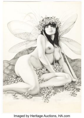 Arantza Sestayo Fairy Tails: A Gallery Girls Collection Vol. 1 Pin-Up Illustration Original Art (SQP, 2005). | Heritage