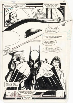 Trevor Von Eeden Batman Annual #8 Story Page 27 Original Art (DC, 1982).