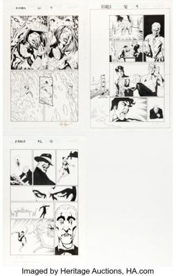Mike S. Miller, Cedric Nocon, and Hector Collazo X-Force #92 and X-Men #61 Story Pages Group of 3 Original Art (Marvel, 1997-99). (Total: 3 Original Art)