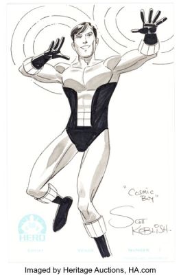 Scott Koblish - Cosmic Boy Sketch Original Art (undated).