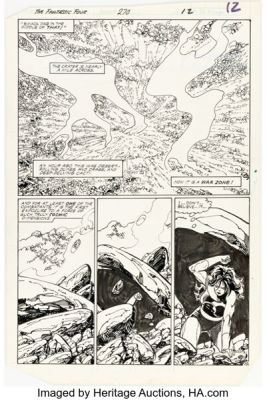 John Byrne Fantastic Four #270 Story Page 10 Original Art (Marvel, 1984). | Heritage