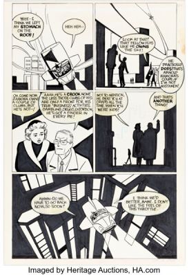 Gilbert Hernandez and Jaime Hernandez Mister X #1 Story Page 7 Original Art (Vortex, 1984). | Heritage