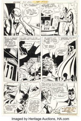 Irv Novick and Frank McLaughlin Batman #318 Story Page 8 Original Art (DC, 1979). | Heritage