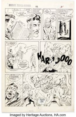 Brian Postman and Armando Gil Marvel Super-Heroes #12 Story Page 4 Original Art (Marvel, 1993). | Heritage