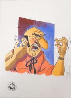 Somon | Tintin illustration couleurs Somon Rastapopoulos | JeanMichel.net