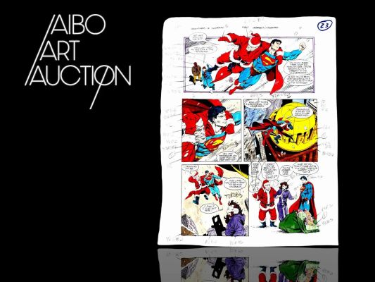 Glenn Whitmore Superman Mise... | Lot 33 - Glenn Whitmore Superman Mise en couleur originale... | Aibo Art Auction