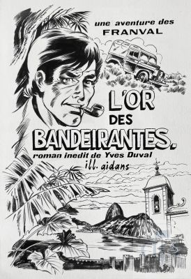 Aidans | Lot 274 : Aidans / Les Franval. Dessin orignal réalisé pour la couverture du… | Dagoty