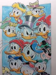Donald Duck - â€œDuckburg!-Paperopoli!â€ - Page volante - Unpublished - (2019/2019) | Catawiki