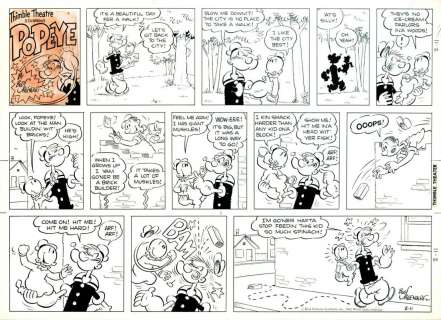 BUD SAGENDORF Thimble Theatre starring Popeye | Little Nemo