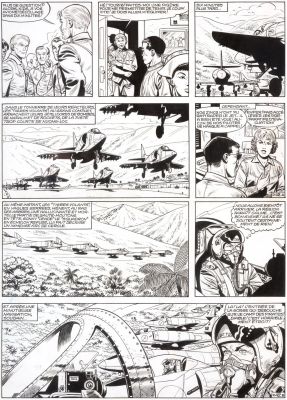 Victor HUBINON (1924-1979) - Lot 73 : Buck Danny - Tigres volants contre pirates